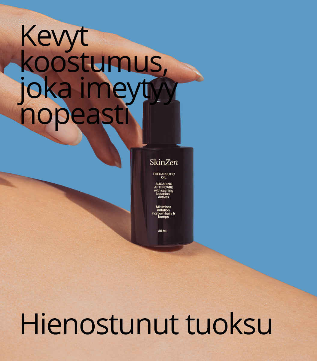 Sokeroinnin jälkihoito öljy